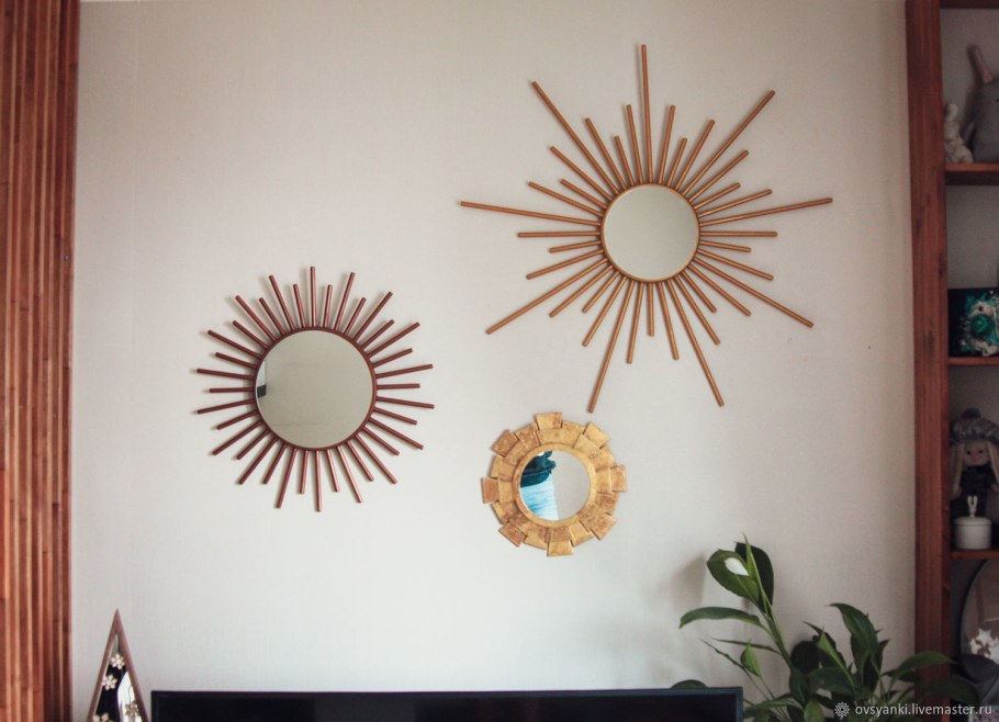 Декор в виде солнца