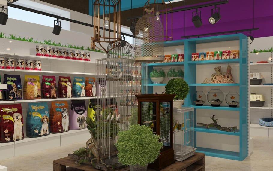 Зоомагазин интерьер