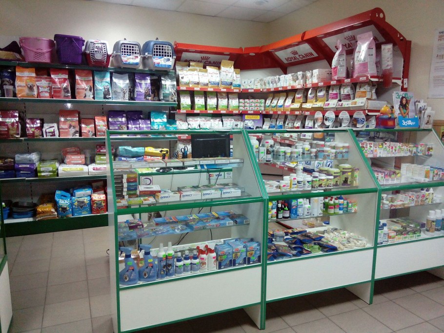 Торговое оборудование для зоомагазина