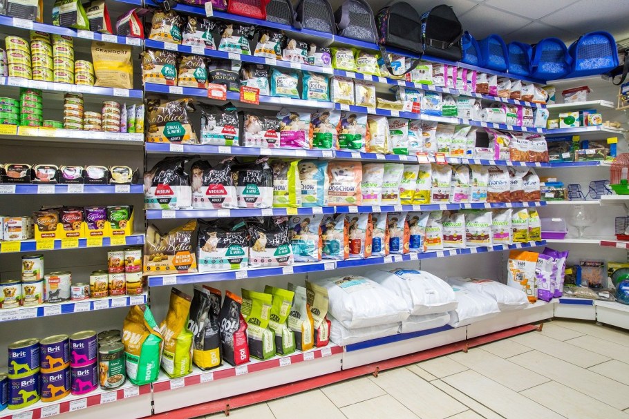 Планировка зоомагазина