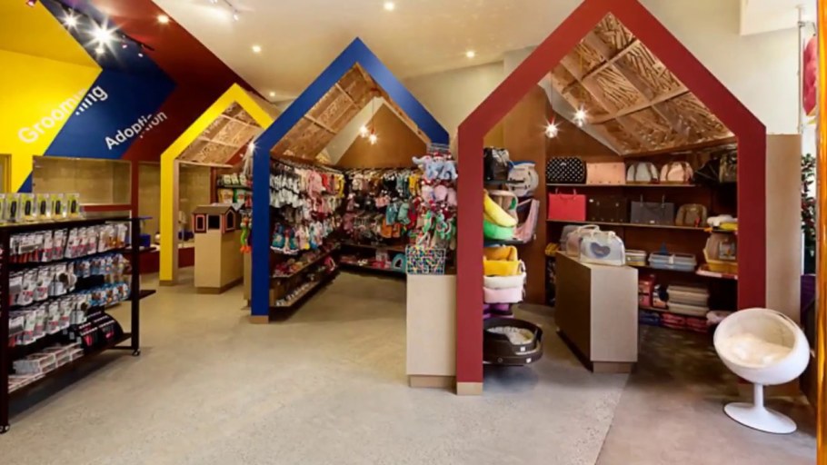 Красивый зоомагазин