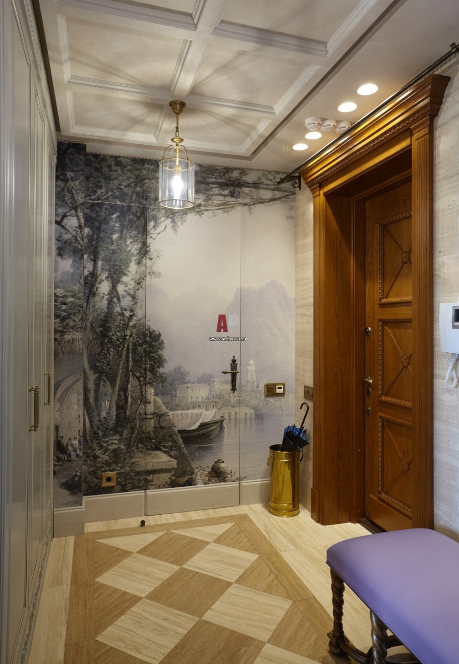 Фреска на стену в прихожую