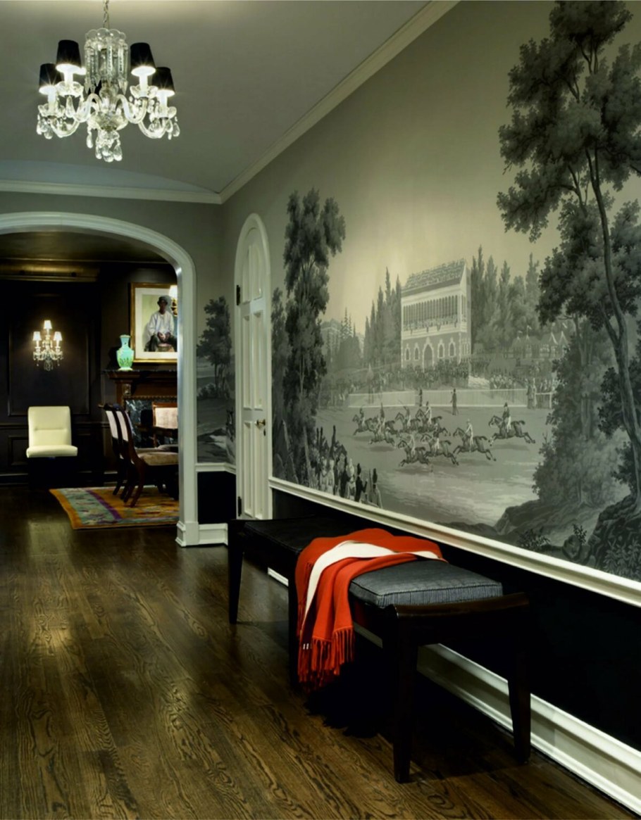 Фотообои в интерьере коридора