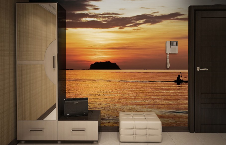 Фреска на стену в прихожую