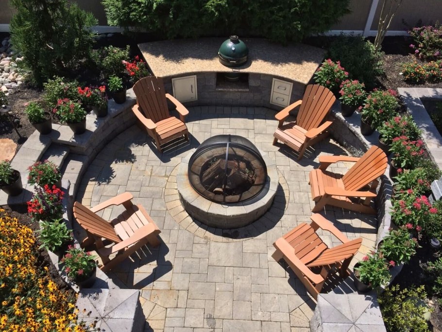 Кострище на участке