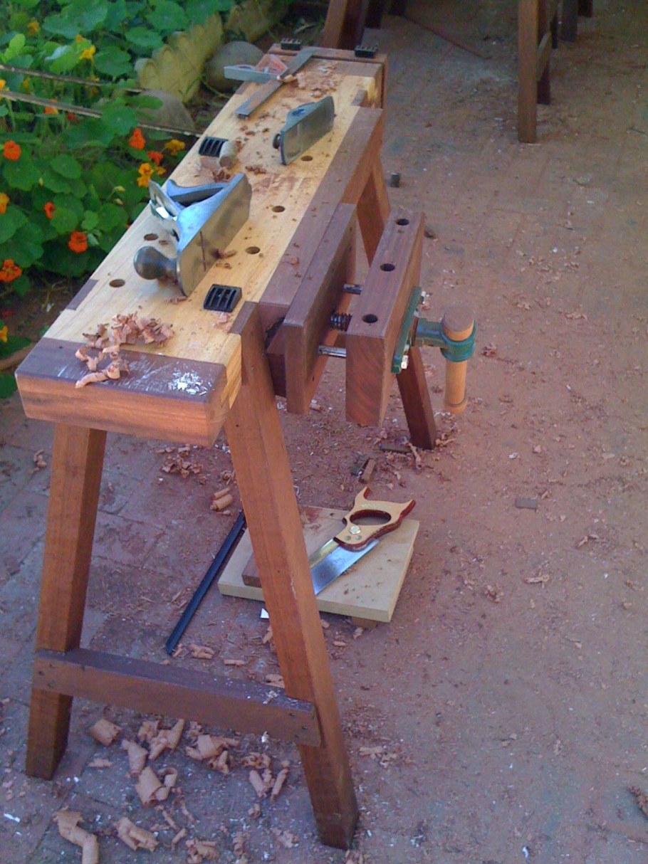 Дубовый столярный верстак