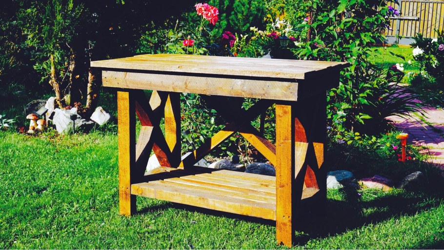 Верстак столярный из бруса 100на150