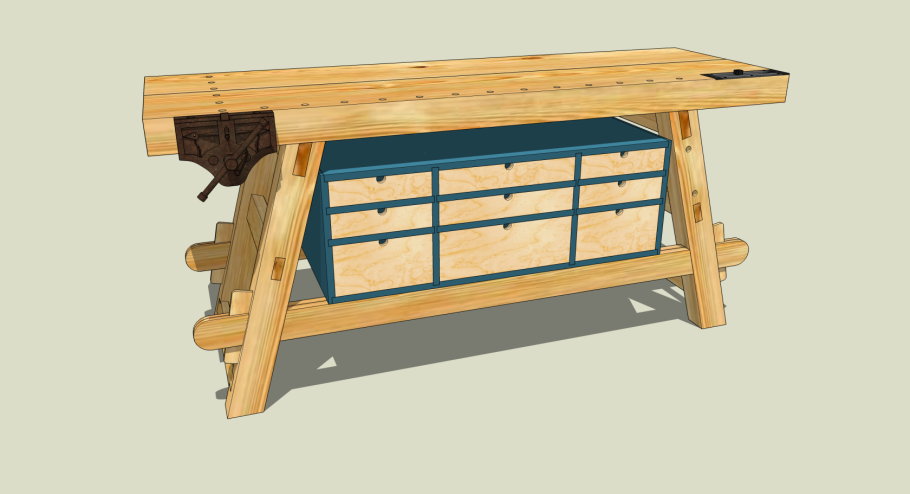 Верстак из дерева