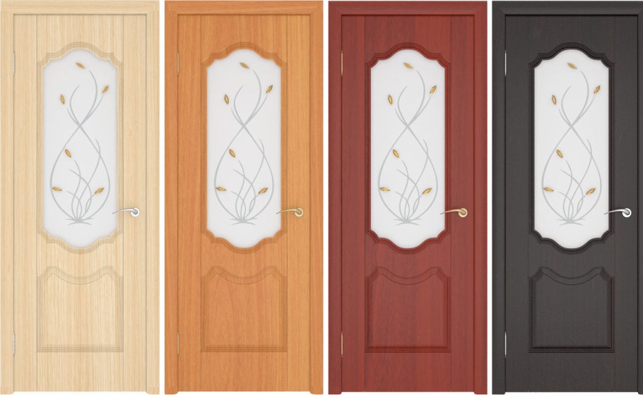 Дверь Орхидея итальянский орех