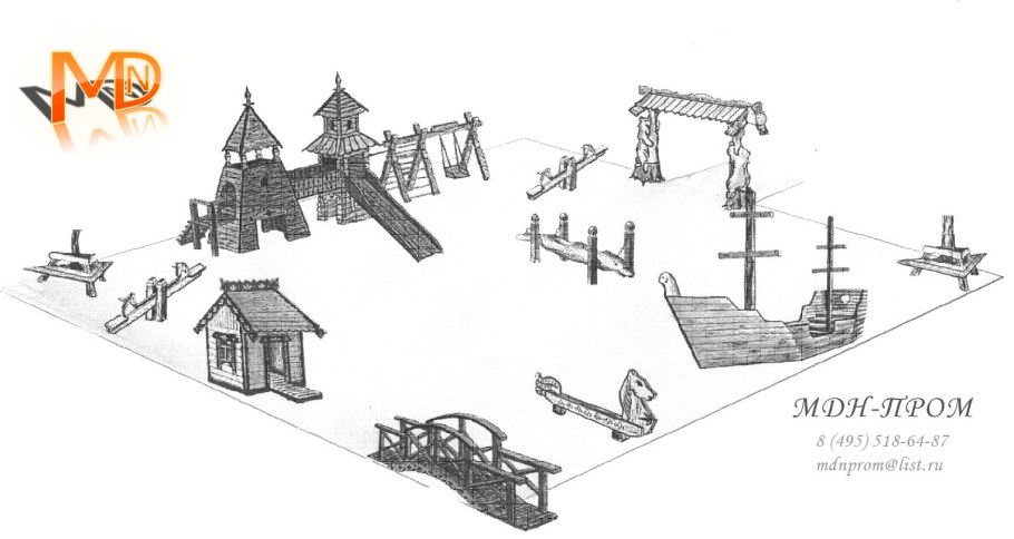 Эскиз детского городка