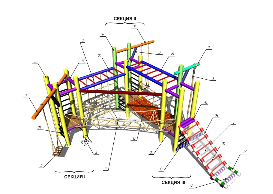 КСИЛ чертеж детский комплекс