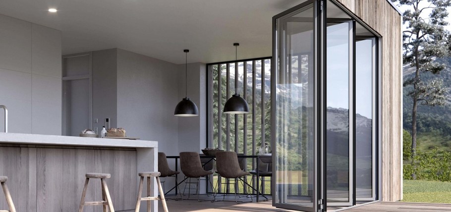 Раздвижные двери для зонирования комнаты