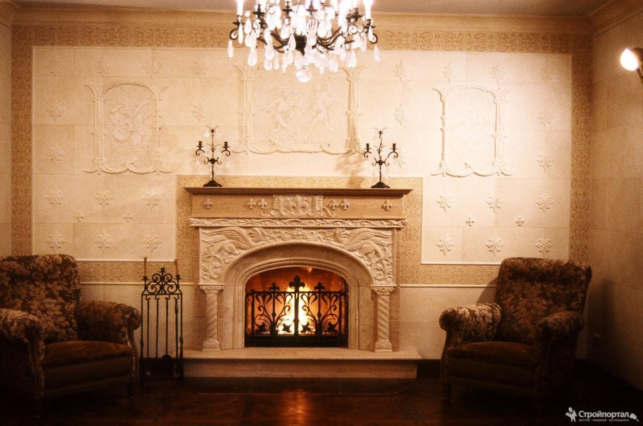 Фотообои камин