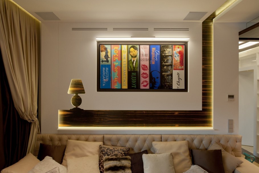 Ниша в стене с подсветкой