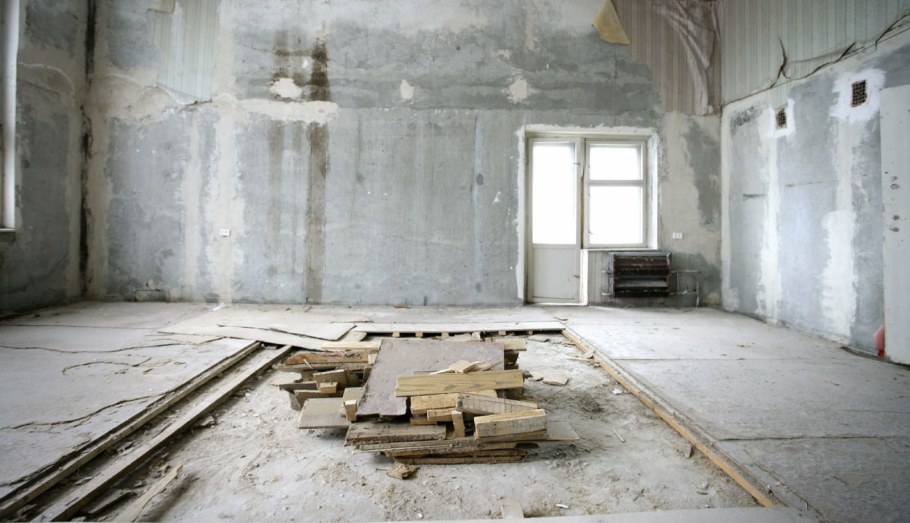 Комната до и после ремонта