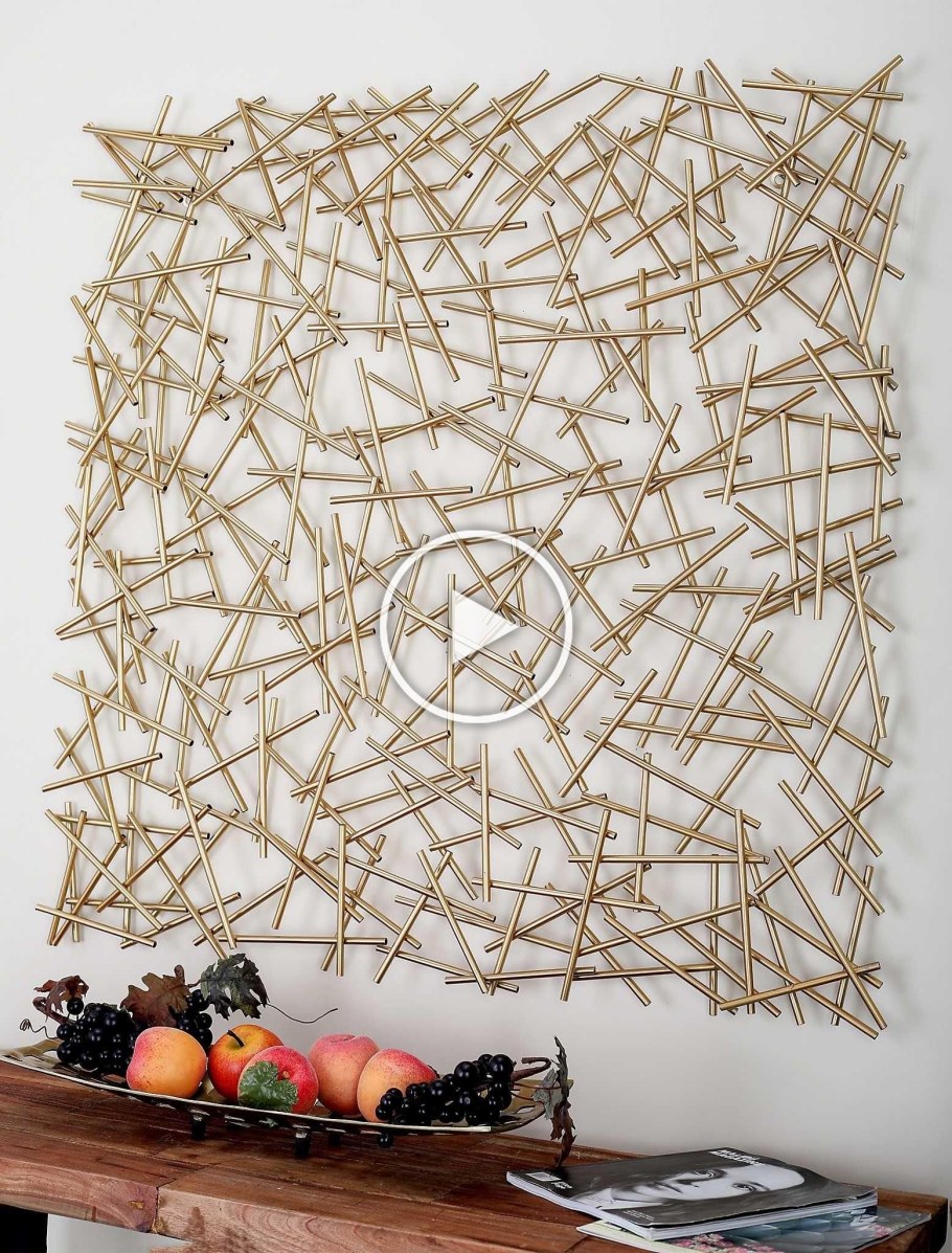 Металлическая сетка для декора на стену