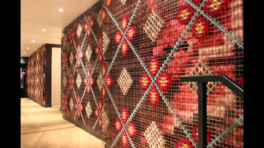 Сетка рабица в интерьере