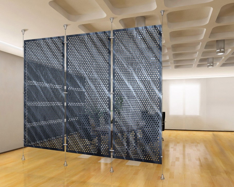 Декор стены растениями