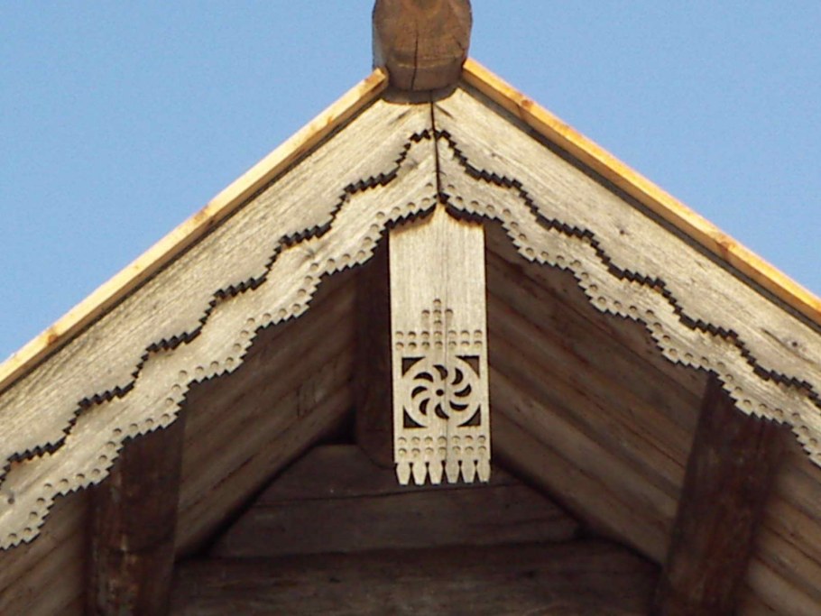 Срубный дом в древней Руси