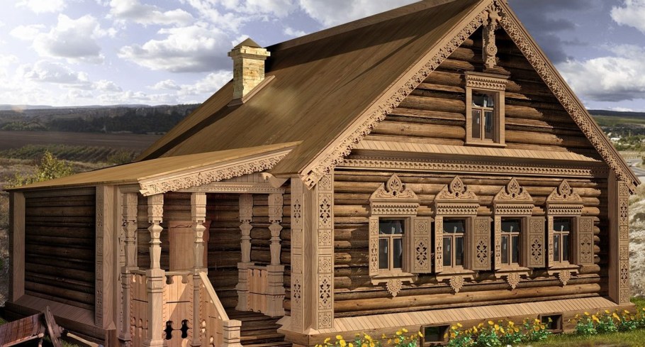 Крестьянская изба в древней Руси