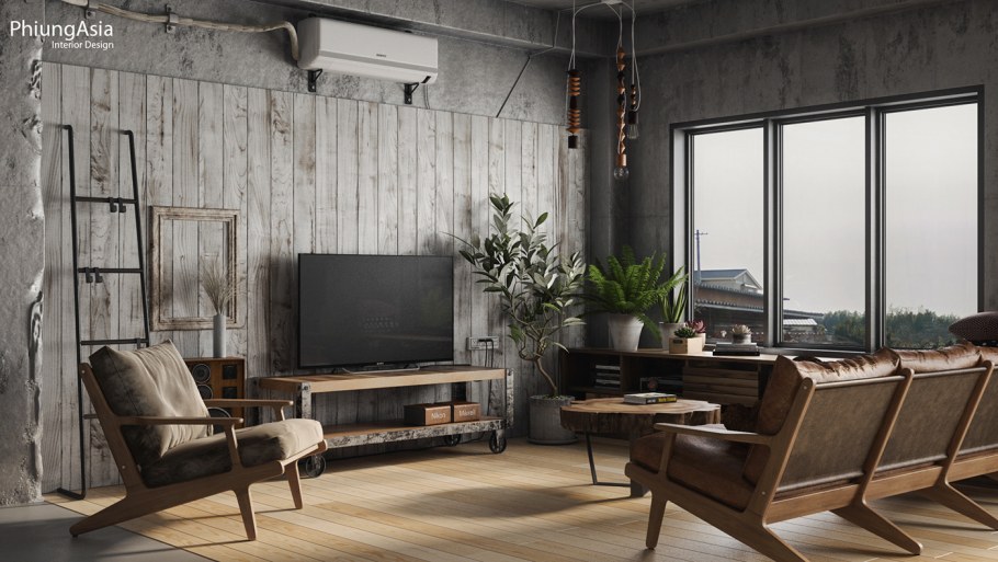 Стиль брутализм в интерьере