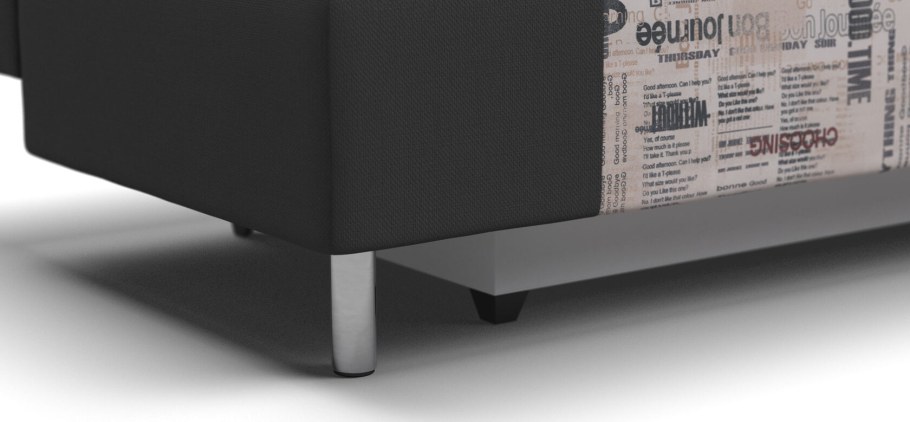 Диван-кровать "Мадрид Блэк" ППУ