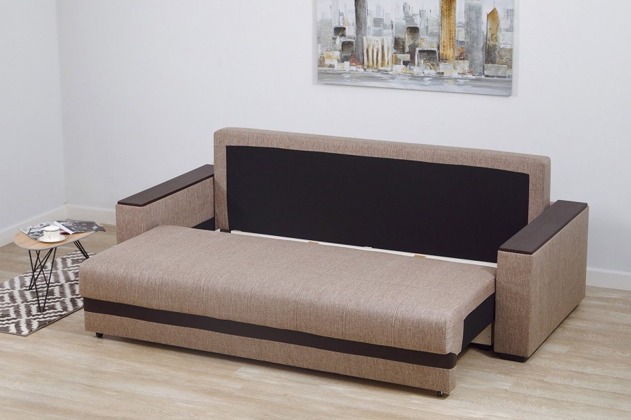 Диван Мадрид Лайт рогожка Malmo бежевый