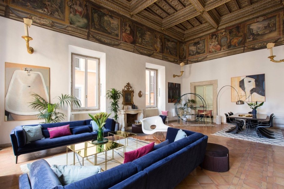 Комната в стиле античность