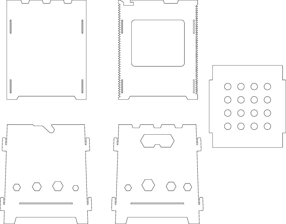 Печка щепочница чертёж