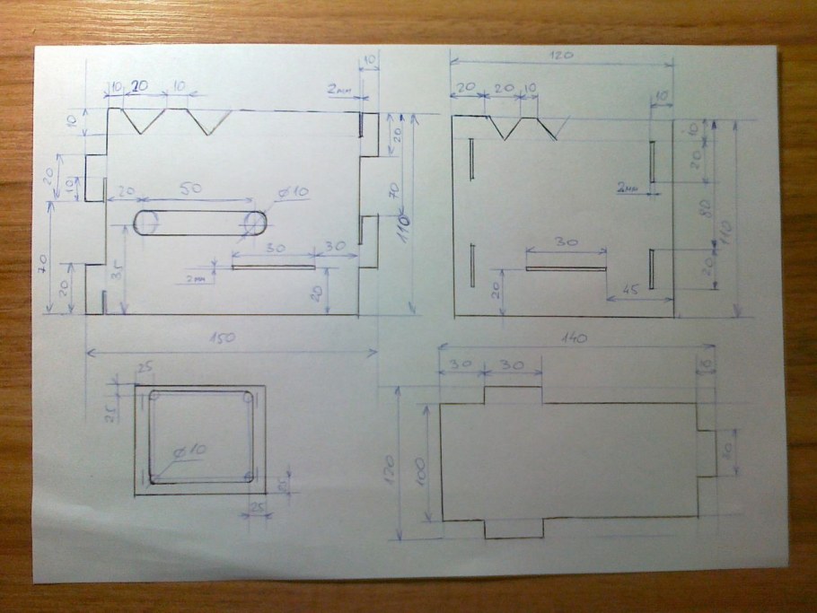 Печка щепочница чертёж