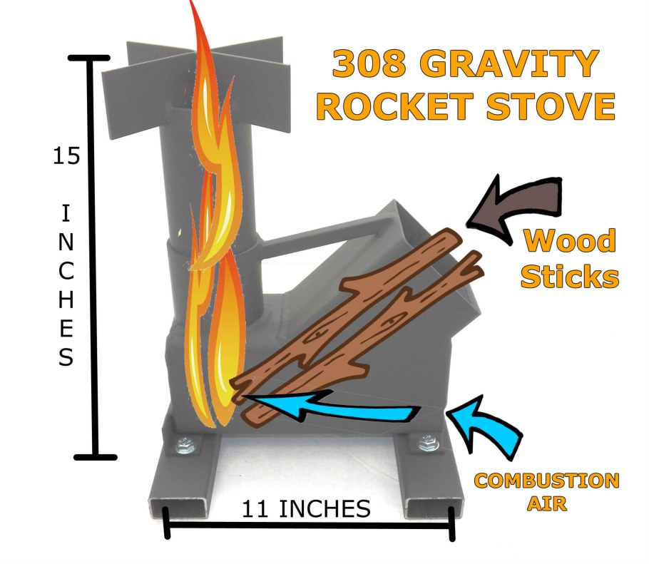 Rocket Stove чертежи
