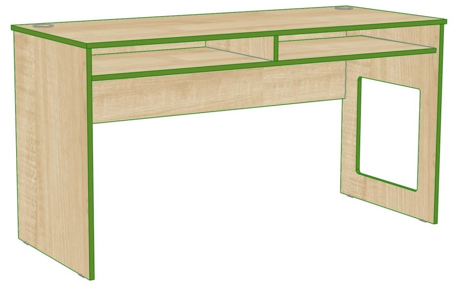 Схема сборки стол письменный сп3