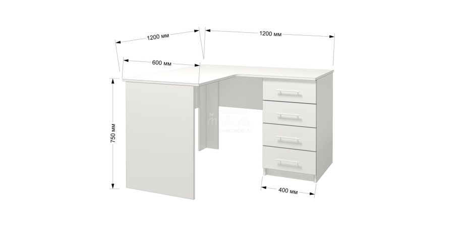 Компьютерный стол Компасс-с 224 БН