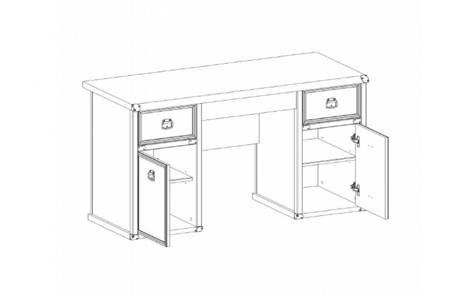 Эскизы офисных столов с размерами
