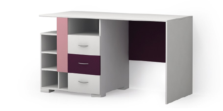 Стол эргономичный с тумбой стол-15.13.6