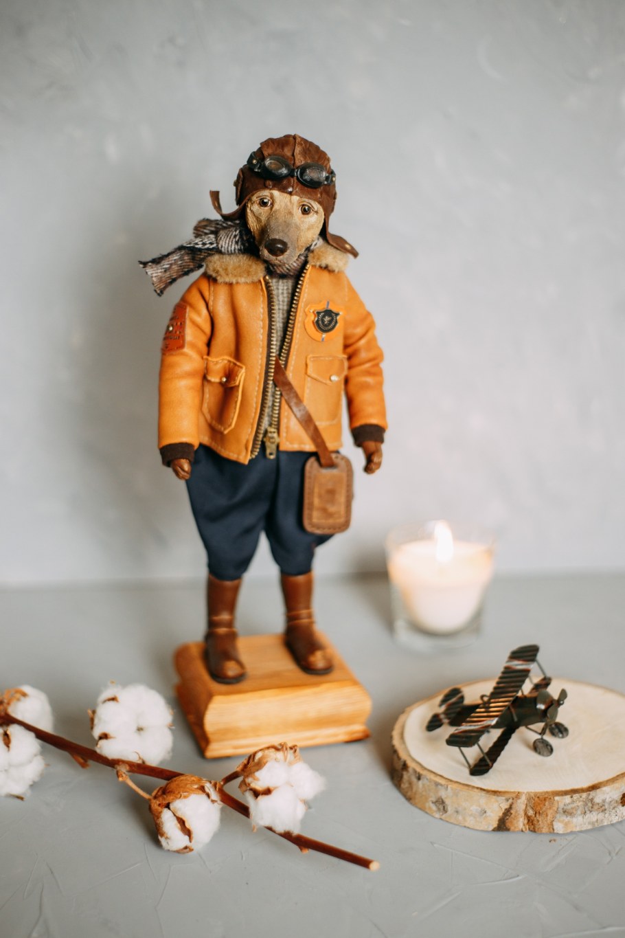 Кукла текстильная Гусь пилот