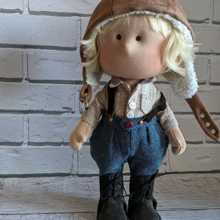 Интерьерная кукла Рыбак