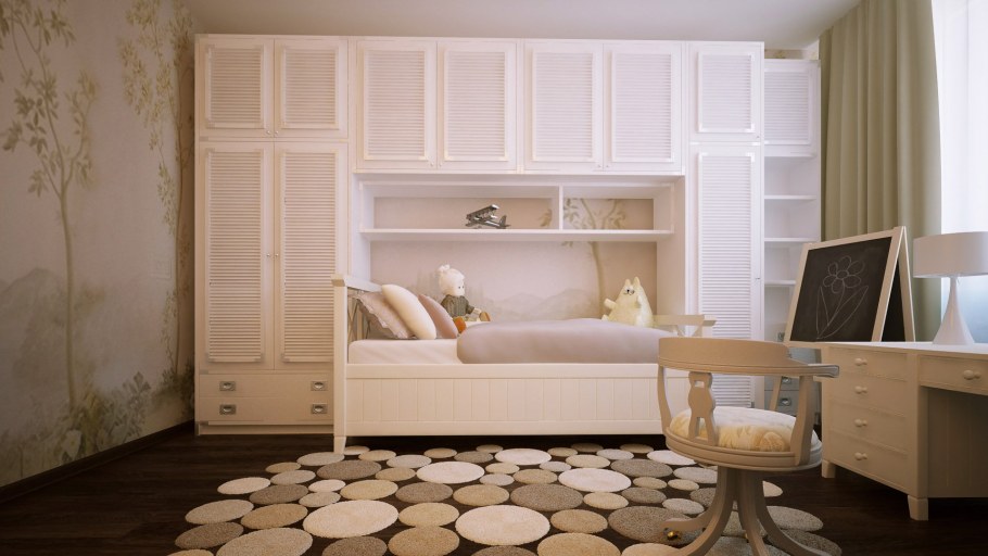 Детская в нейтральных тонах