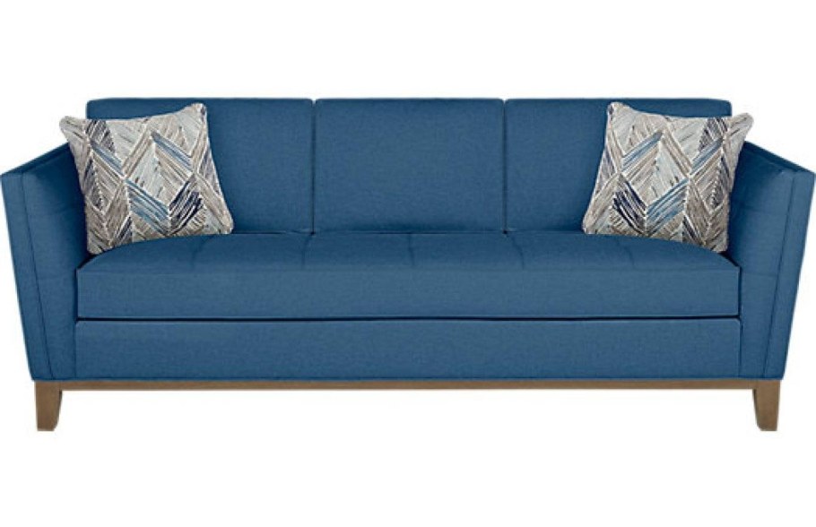 Серо голубой диван