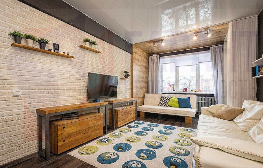 Хрущевка студия лофт