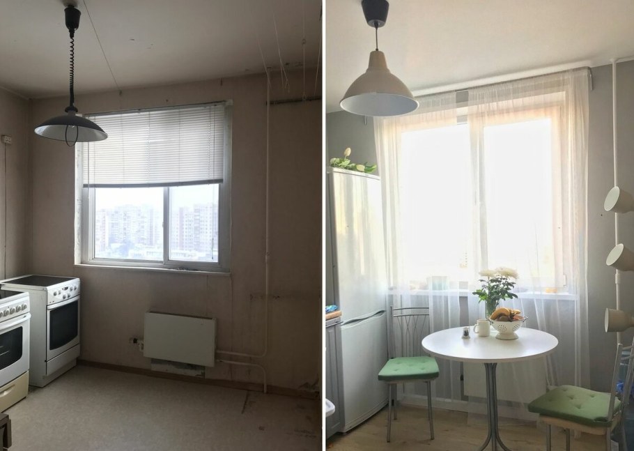 Перегородка между коридором и гостиной