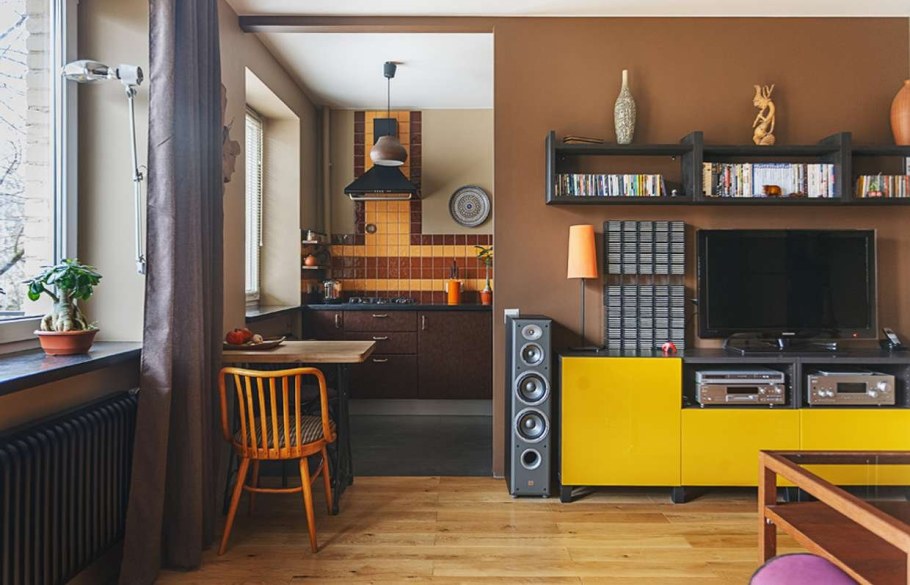 Недорогой интерьер однокомнатной квартиры