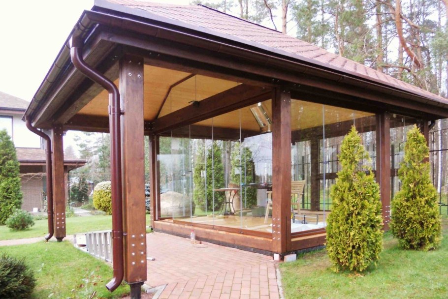 Мягкие окна для беседок