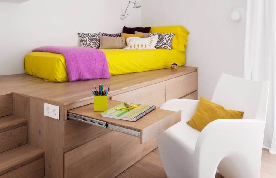 Выдвижная кровать подиум икеа