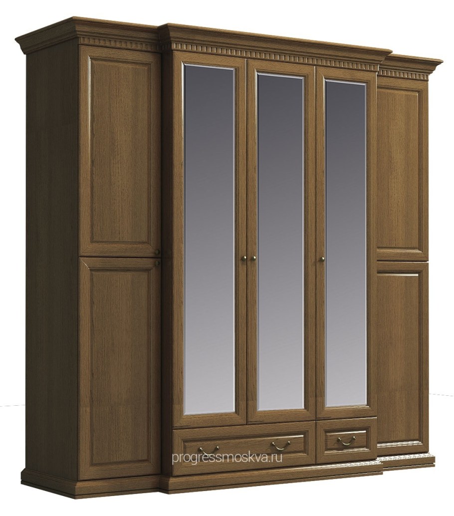 Шкаф 6ти дверный классика