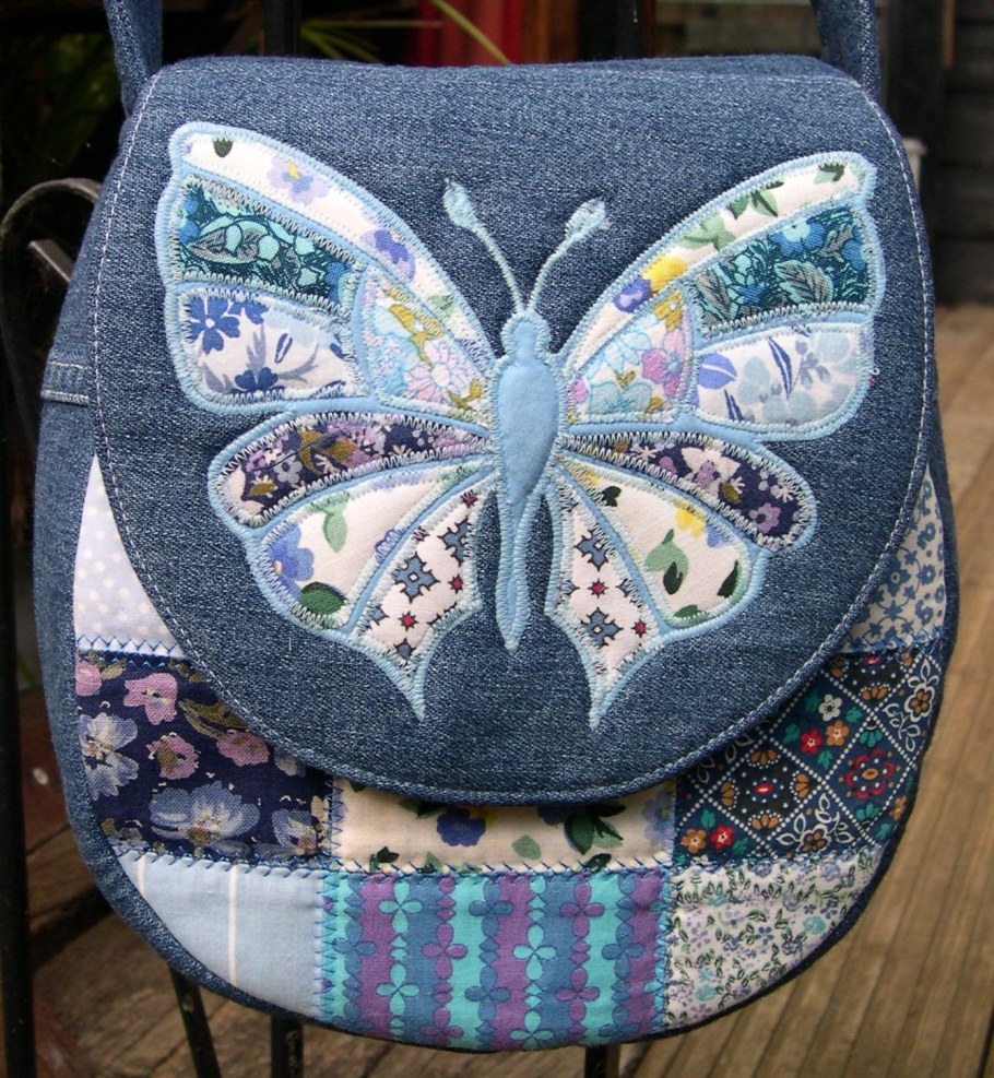 Лоскутное шитьё из джинсы