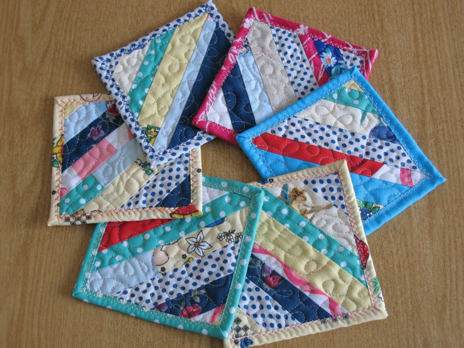 Сшитые лоскутки ткани