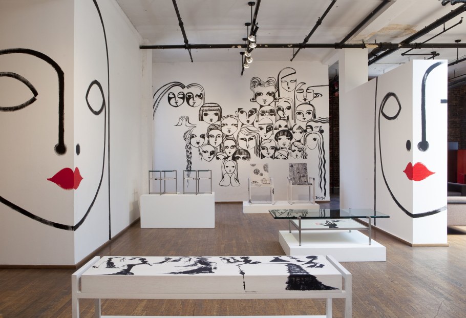 Роспись стен в интерьере Минимализм