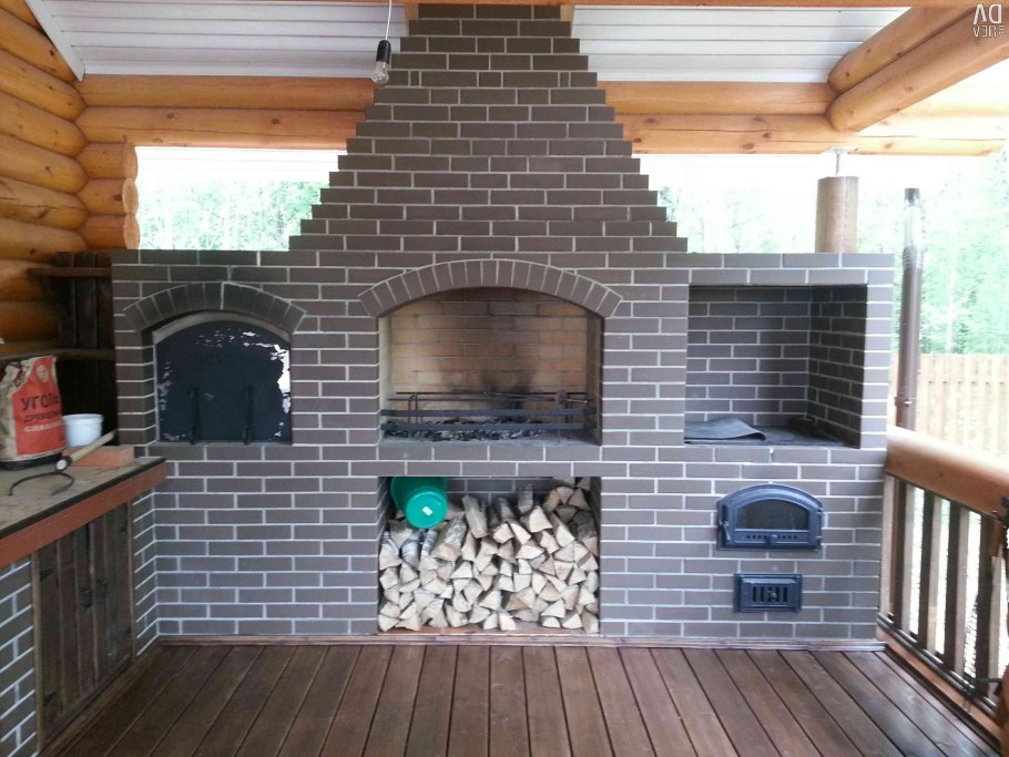 Барбекю под навесом