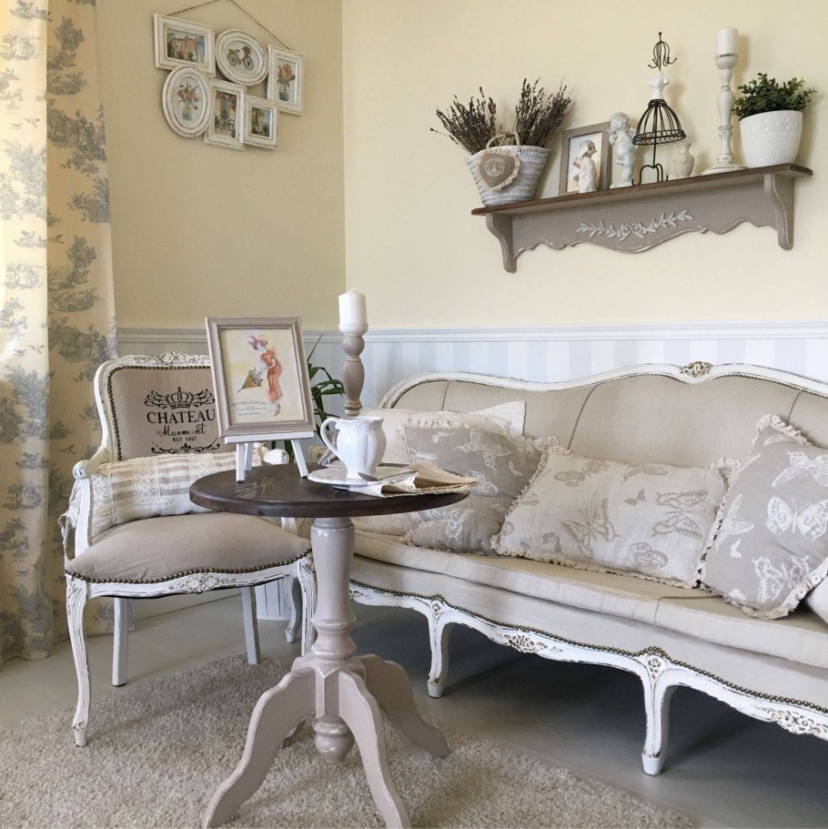 Украшение стен в стиле Прованс